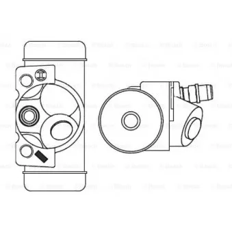 BOSCH F 026 002 378 - Cylindre de roue