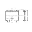 AVA QUALITY COOLING PEA2247 - Radiateur, refroidissement du moteur