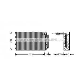 Evaporateur climatisation NRF 36150