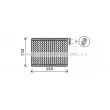 AVA QUALITY COOLING PEV352 - Evaporateur climatisation