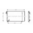AVA QUALITY COOLING PR5019 - Condenseur, climatisation