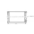 AVA QUALITY COOLING RT2131 - Radiateur, refroidissement du moteur