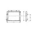 AVA QUALITY COOLING RT2267 - Radiateur, refroidissement du moteur