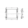 AVA QUALITY COOLING RT2326 - Radiateur, refroidissement du moteur