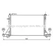 AVA QUALITY COOLING RT2560 - Radiateur, refroidissement du moteur