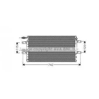 AVA QUALITY COOLING RT5251 - Condenseur, climatisation