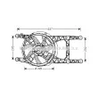 Ventilateur, refroidissement du moteur AVA QUALITY COOLING [RT7532]