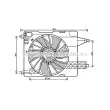 Ventilateur, refroidissement du moteur AVA QUALITY COOLING [RT7539]