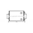 AVA QUALITY COOLING RTA5406 - Condenseur, climatisation