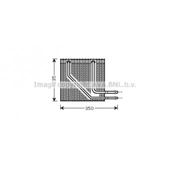 Evaporateur climatisation AVA QUALITY COOLING [RTV407]