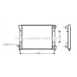 Radiateur, refroidissement du moteur AVA QUALITY COOLING [STA2033]