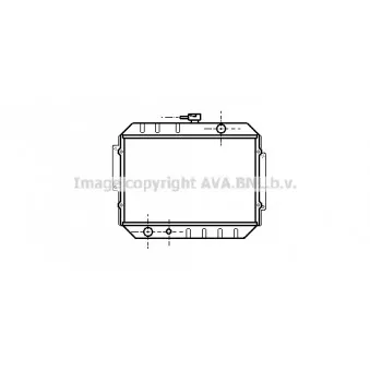 Radiateur, refroidissement du moteur AVA QUALITY COOLING SU2003