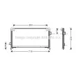 Condenseur, climatisation AVA QUALITY COOLING [SU5044]