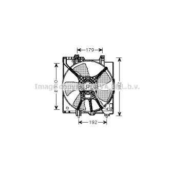Ventilateur, refroidissement du moteur AVA QUALITY COOLING SU7506