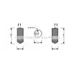 Filtre déshydratant, climatisation AVA QUALITY COOLING [SUD090]