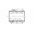 AVA QUALITY COOLING SZ2083 - Radiateur, refroidissement du moteur