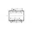 AVA QUALITY COOLING SZ2098 - Radiateur, refroidissement du moteur