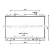AVA QUALITY COOLING SZ2126 - Radiateur, refroidissement du moteur