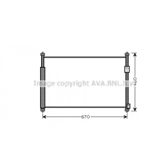 AVA QUALITY COOLING SZ5108 - Condenseur, climatisation