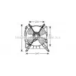 AVA QUALITY COOLING SZ7502 - Ventilateur, refroidissement du moteur