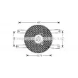 Ventilateur, refroidissement du moteur AVA QUALITY COOLING [SZ7507]