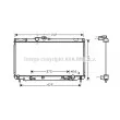 AVA QUALITY COOLING TO2322 - Radiateur, refroidissement du moteur