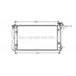 Radiateur, refroidissement du moteur AVA QUALITY COOLING [TO2351]