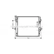 AVA QUALITY COOLING TO2478 - Radiateur, refroidissement du moteur