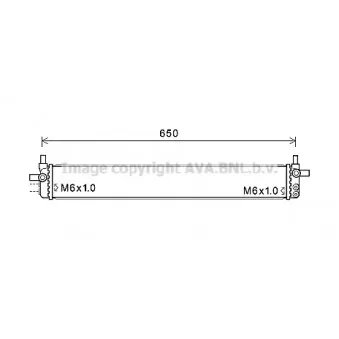Radiateur, batterie de traction AVA QUALITY COOLING OEM G901076010
