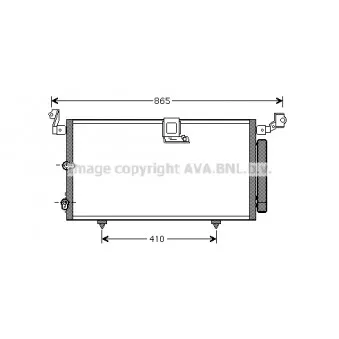 Condenseur, climatisation AVA QUALITY COOLING TO5384D