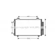 AVA QUALITY COOLING TO5487D - Condenseur, climatisation