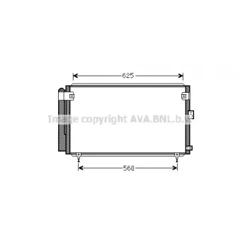 Condenseur, climatisation AVA QUALITY COOLING TO5558D