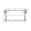 AVA QUALITY COOLING TOA4476 - Intercooler, échangeur