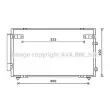 AVA QUALITY COOLING TOA5621D - Condenseur, climatisation