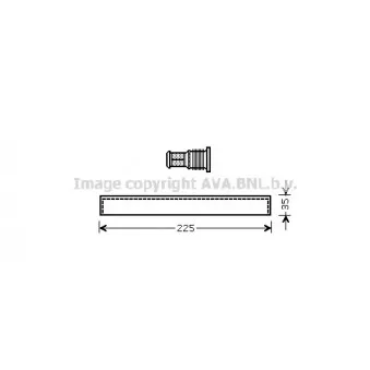 Filtre déshydratant, climatisation AVA QUALITY COOLING TOD417