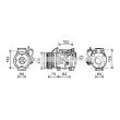 AVA QUALITY COOLING TOK664 - Compresseur, climatisation