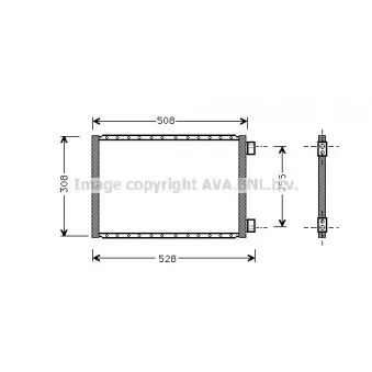 Condenseur, climatisation AVA QUALITY COOLING UV5112