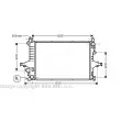 AVA QUALITY COOLING VO2116 - Radiateur, refroidissement du moteur