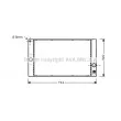 AVA QUALITY COOLING VO2141 - Radiateur, refroidissement du moteur