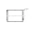 Radiateur, refroidissement du moteur AVA QUALITY COOLING [VO2145]