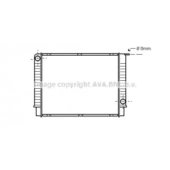 AVA QUALITY COOLING VO2145 - Radiateur, refroidissement du moteur