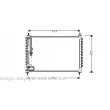 Condenseur, climatisation AVA QUALITY COOLING [VO5074]