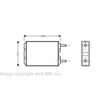 Système de chauffage AVA QUALITY COOLING OEM 1211303