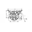 AVA QUALITY COOLING VO7503 - Ventilateur, refroidissement du moteur