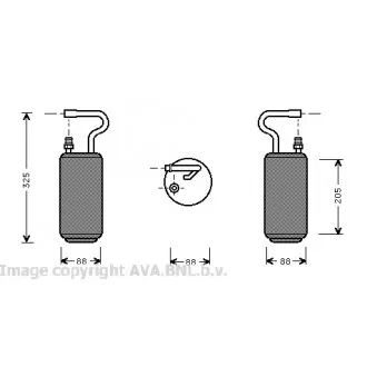 AVA QUALITY COOLING VOD097 - Filtre déshydratant, climatisation