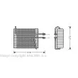 Evaporateur climatisation AVA QUALITY COOLING [VOV103]