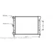 AVA QUALITY COOLING VW2011 - Radiateur, refroidissement du moteur