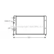 AVA QUALITY COOLING VW2122 - Radiateur, refroidissement du moteur