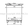 AVA QUALITY COOLING VW2325 - Radiateur, refroidissement du moteur