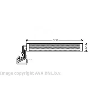 AVA QUALITY COOLING VW3264 - Radiateur d'huile, direction